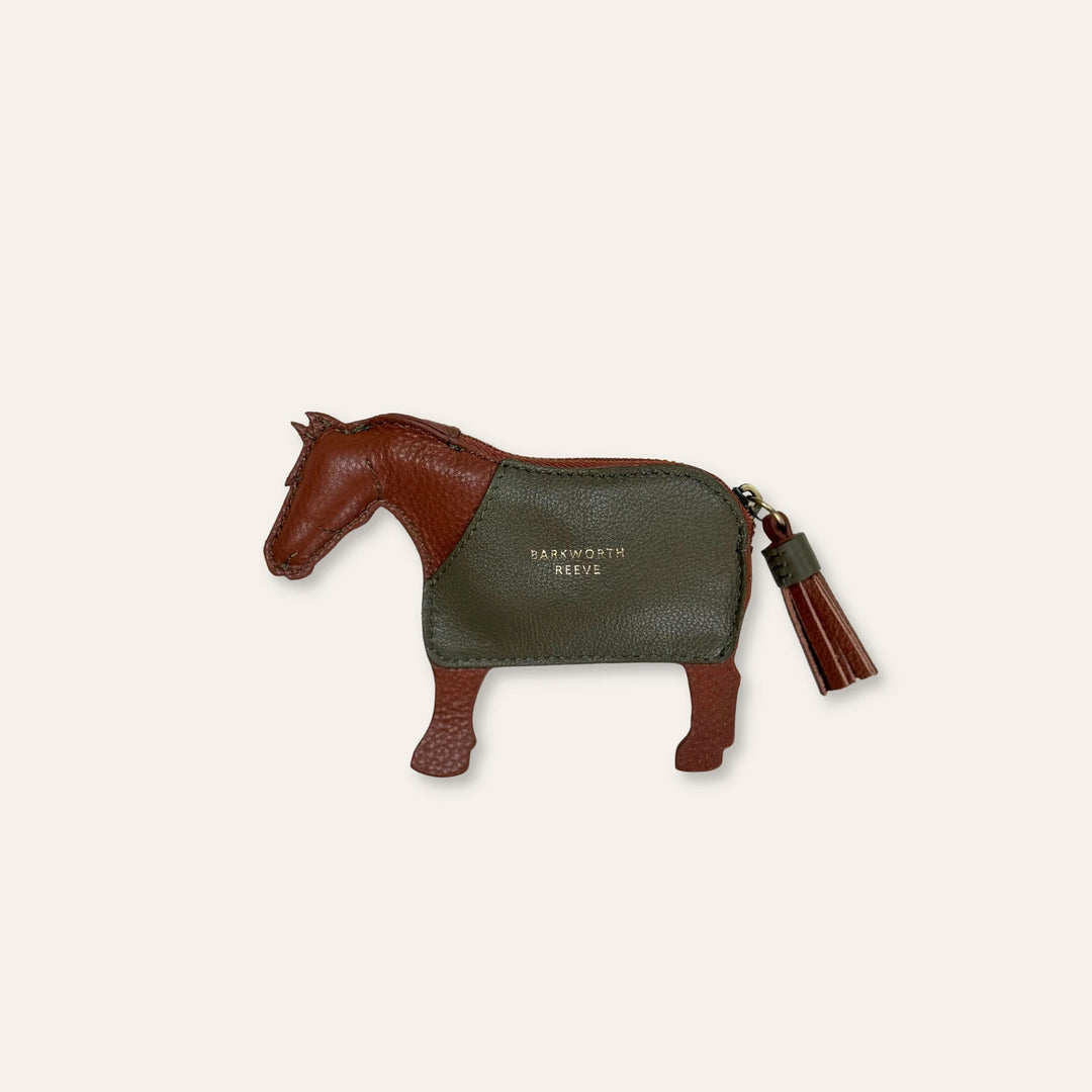 Barkworth Reeve Leather Pony Coin Purse