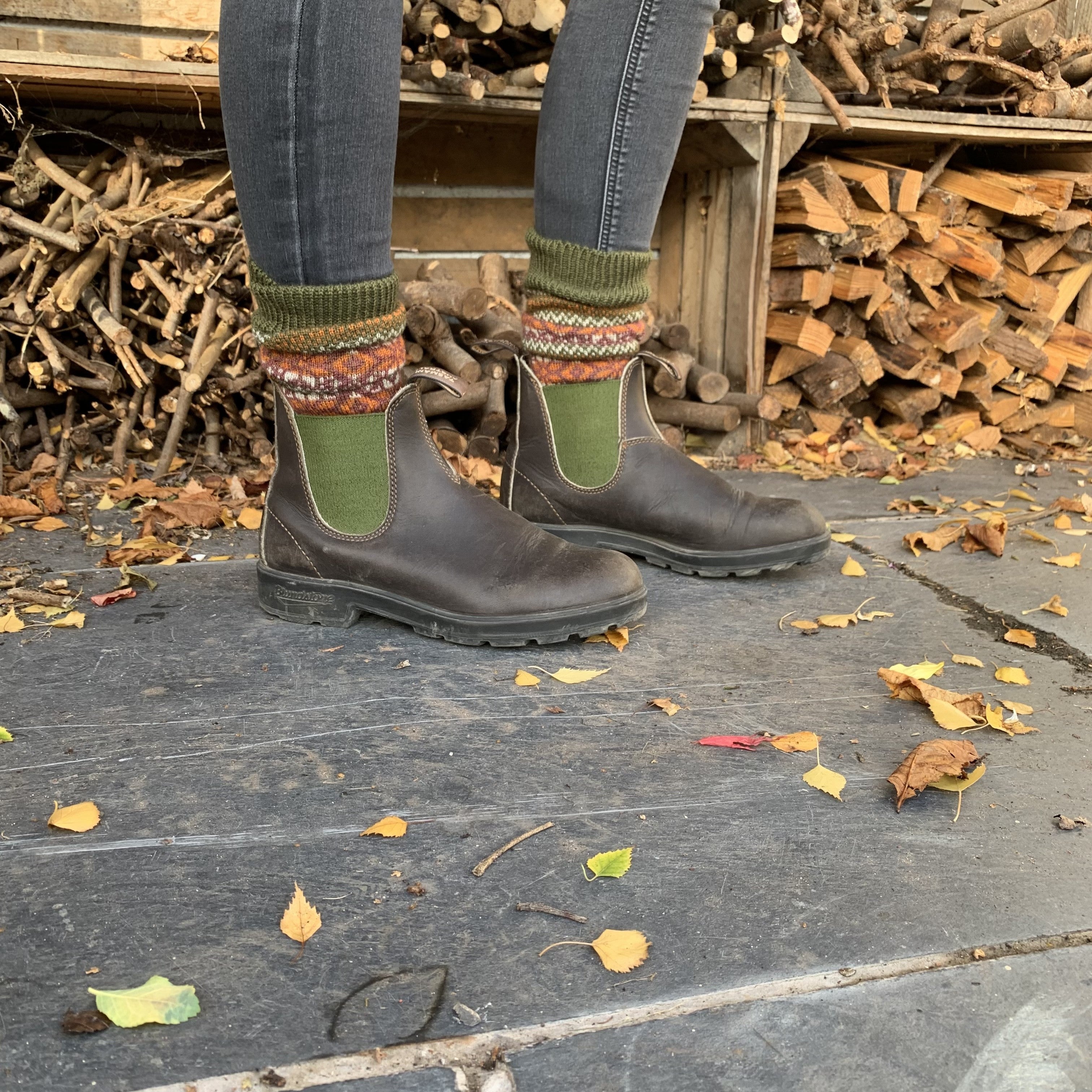 Blundstone 519 Chelsea Boot Stout Brown Olive