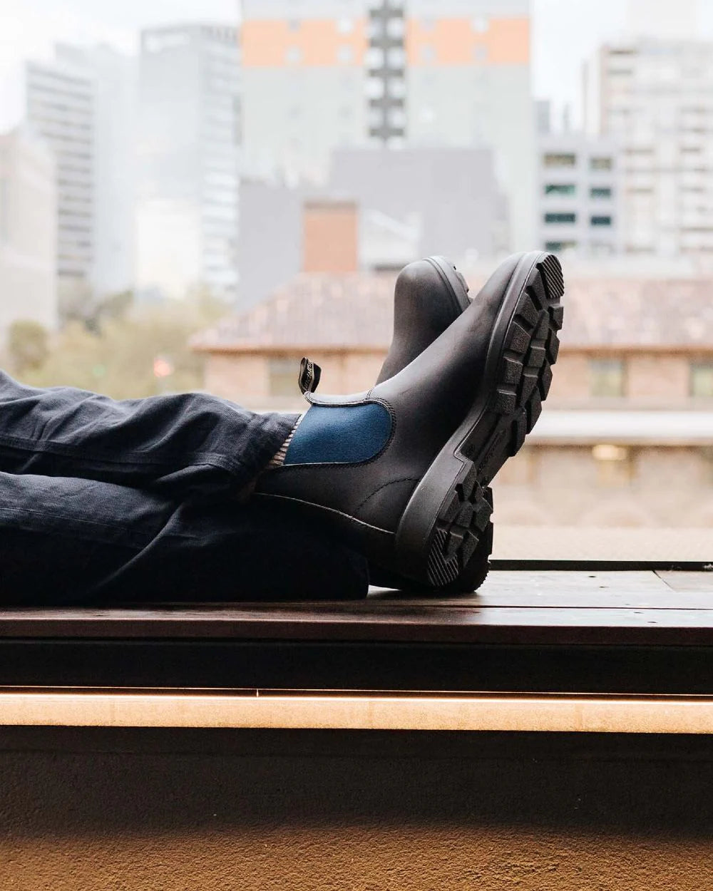 Blundstone #1917 Chelsea Boot Black/Navy