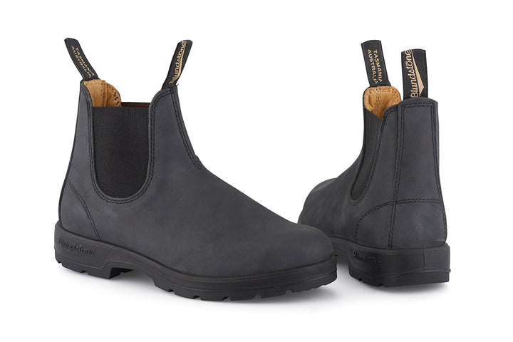 Blundstone #587 Chelsea Boot Rustic Black Leather