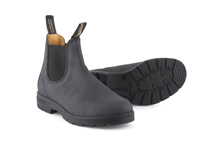 Blundstone #587 Chelsea Boot Rustic Black Leather