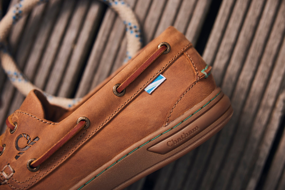 Chatham Men's Buton G2 Boat Shoe Walnut