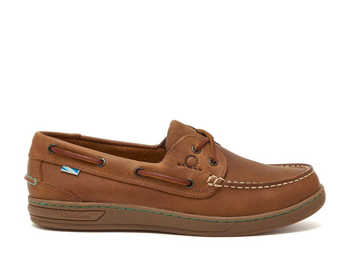 Chatham Men's Buton G2 Boat Shoe Walnut