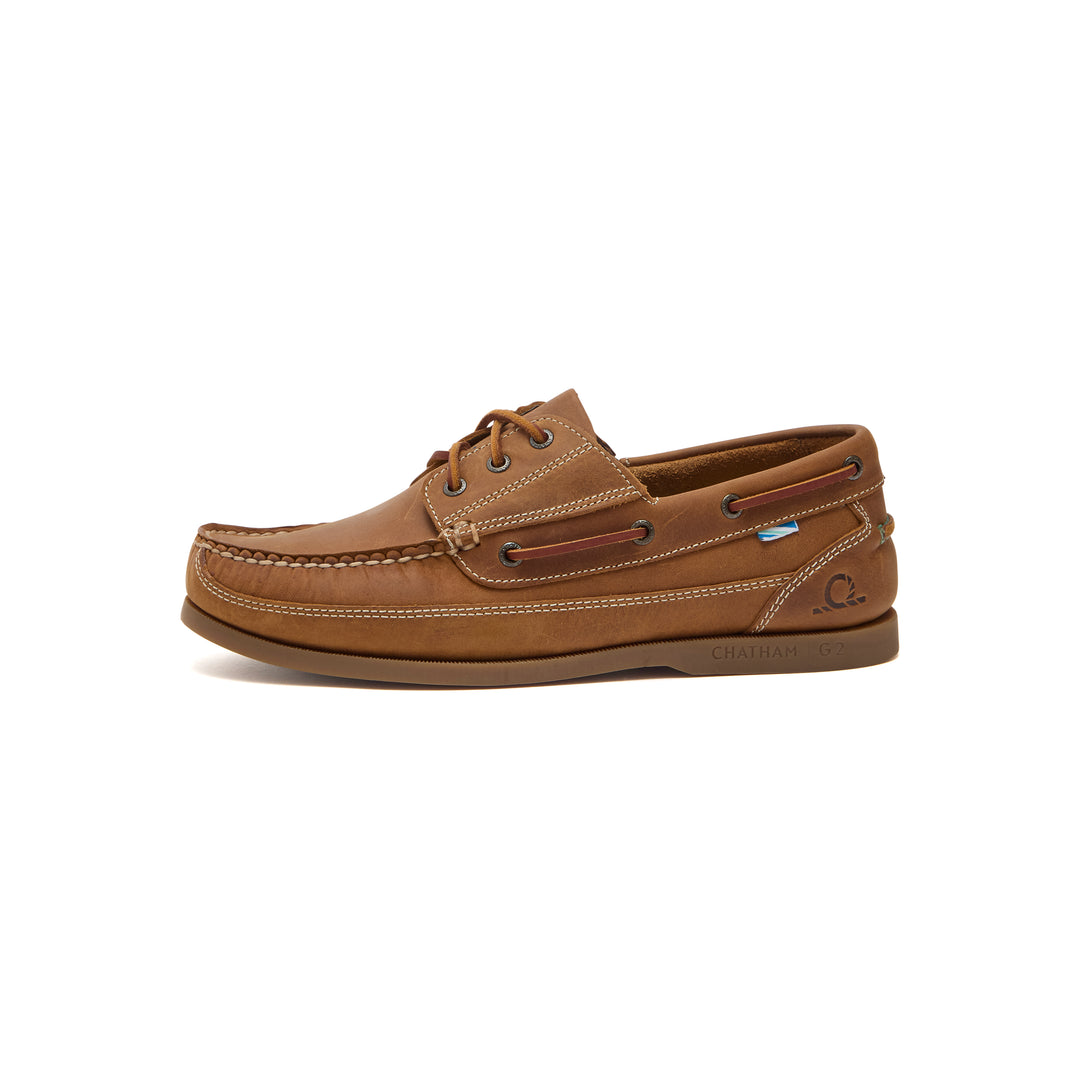 Chatham Rockwell II G2 Leather Wide Fit Boat Shoes