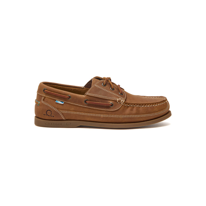 Chatham Rockwell II G2 Leather Wide Fit Boat Shoes