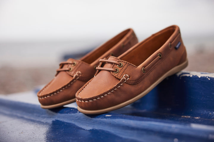 Chatham Women's Payar Leather Boat Shoe
