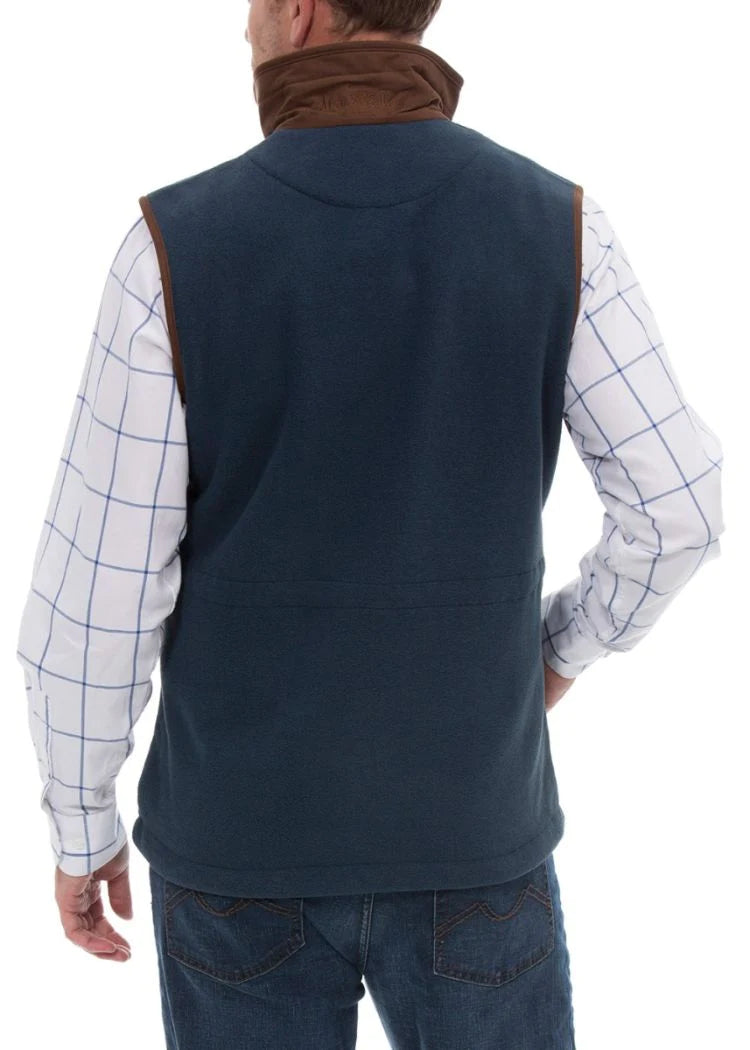 Game Stanton Men's Fleece Gilet Waistcoat - Zip Up Bodywarmer Vest 300 GSM