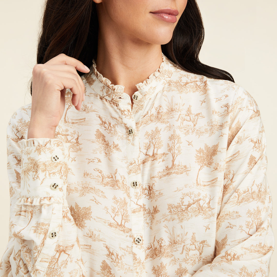 Ariat Women's Clarion Blouse in Toile