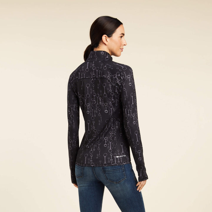 Ariat Lowell 2.0 1/4 Zip Baselayer Black Bit