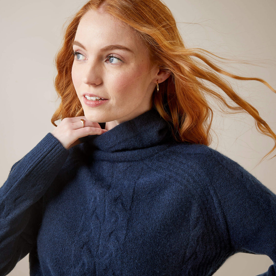 Ariat Women's Novato Sweater Navy Heather
