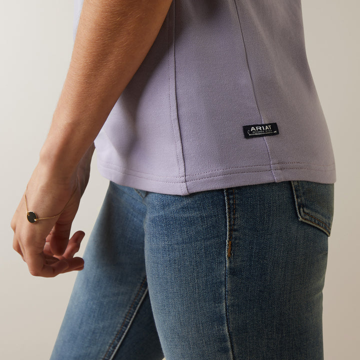 Ariat Women's Prix 2.0 Sleeveless Polo in Heirloom Lilac