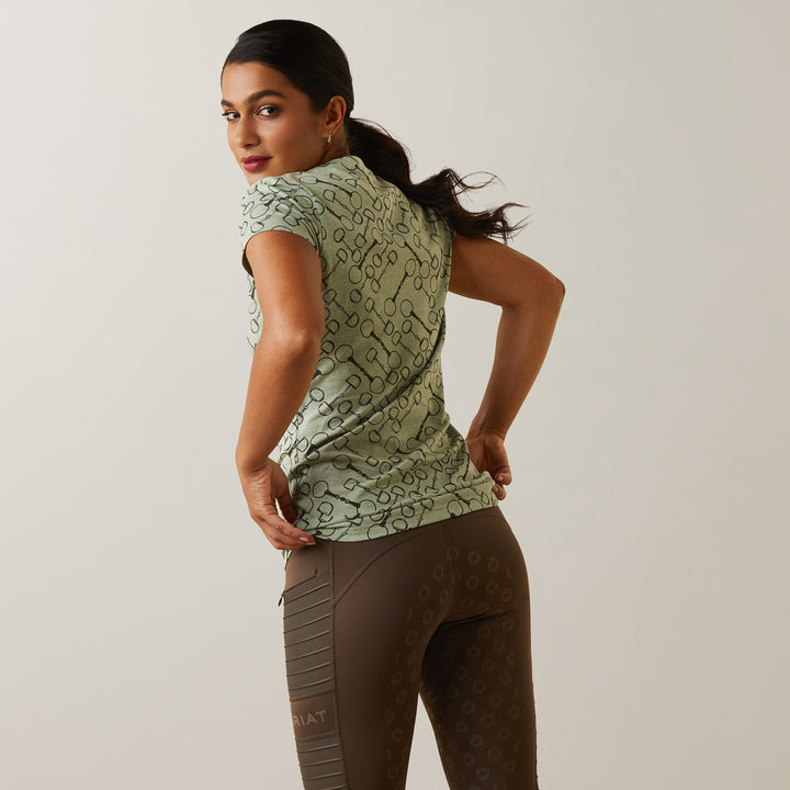 Ariat Women's Snaffle T-Shirt Basil Heather