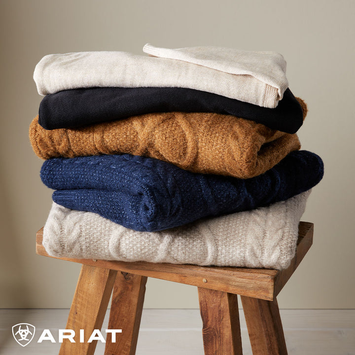 Ariat Women's Winter Quarter Sweater Navy