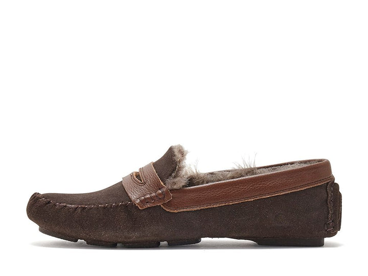 Chatham Men's Coniston Cosy Slipper in Dark Brown or Navy