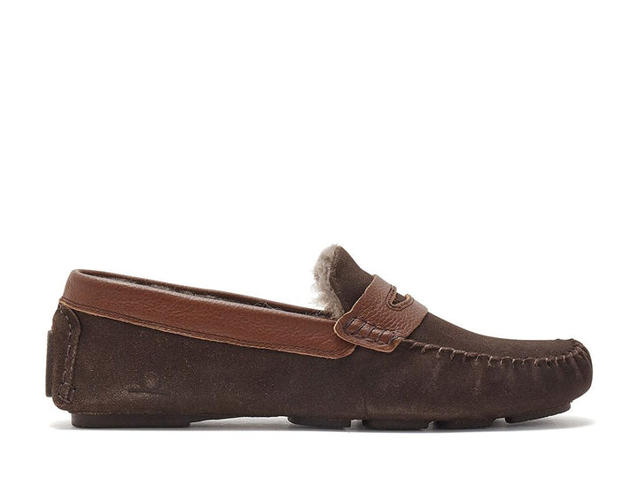 Chatham Men's Coniston Cosy Slipper in Dark Brown or Navy