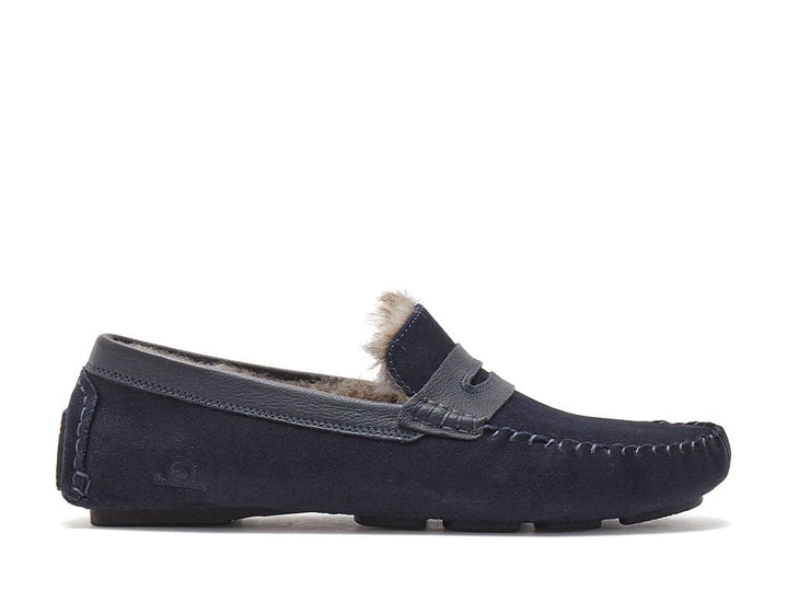 Chatham Men's Coniston Cosy Slipper in Dark Brown or Navy