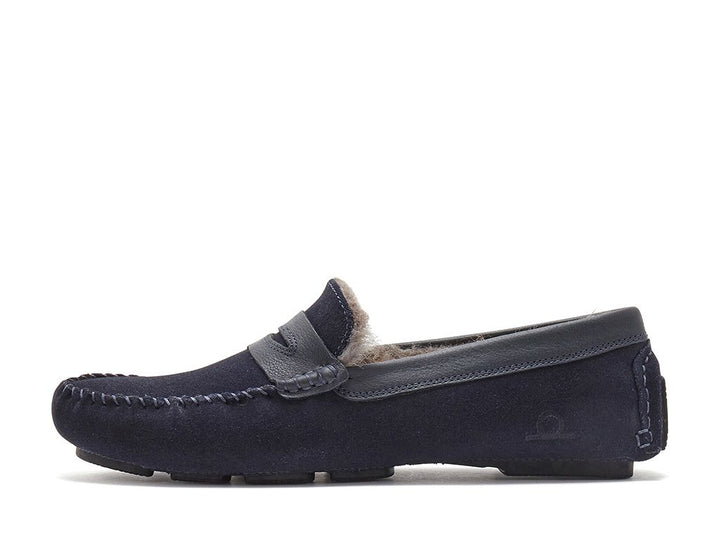 Chatham Men's Coniston Cosy Slipper in Dark Brown or Navy