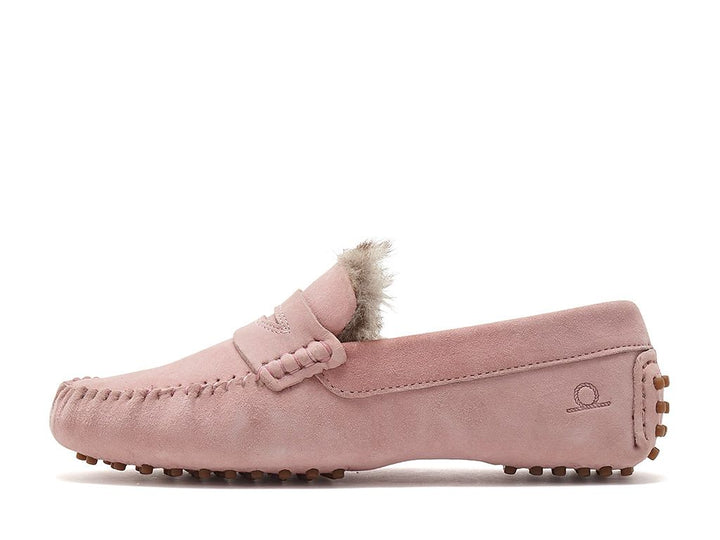 Chatham Dovedale Ladies Slippers in Soft Pink or Tan