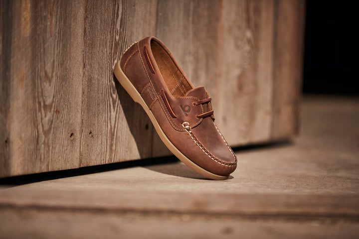 Chatham Java Lady G2 Sustainable Deck Shoe in Walnut