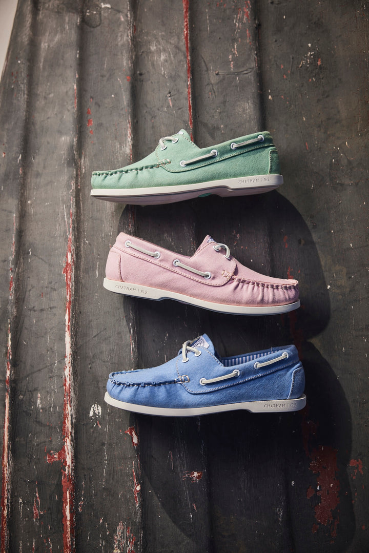Joules/Chatham Jetty Lady Boat Shoes Blue, Green or Pink