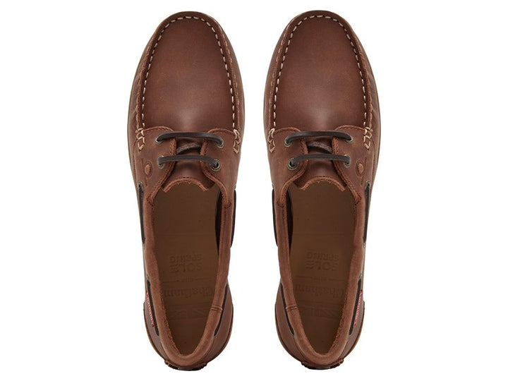 Chatham Penang Deck Shoe Tan/Tan & Dark Tan