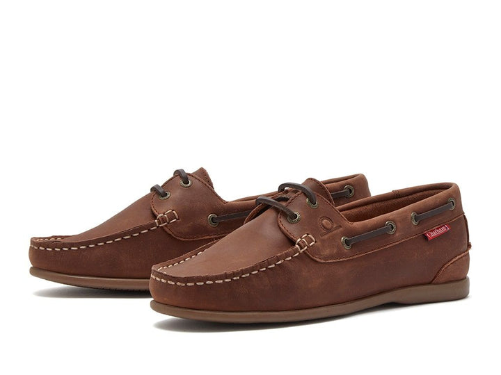 Chatham Penang Deck Shoe Tan/Tan & Dark Tan