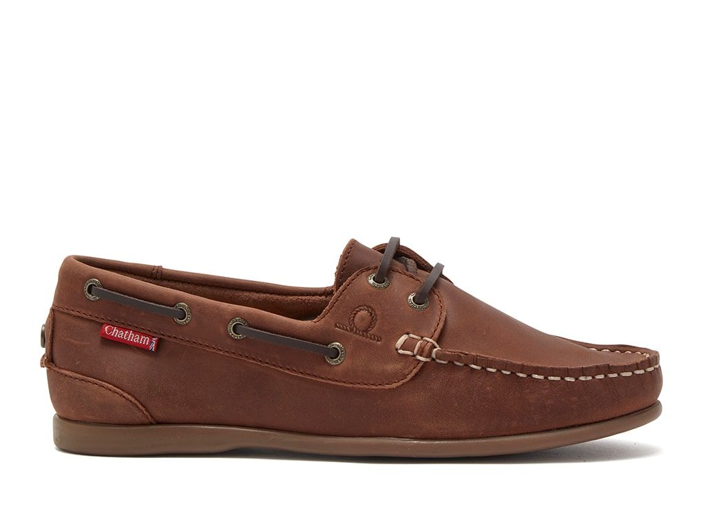 Chatham Penang Deck Shoe Tan/Tan & Dark Tan