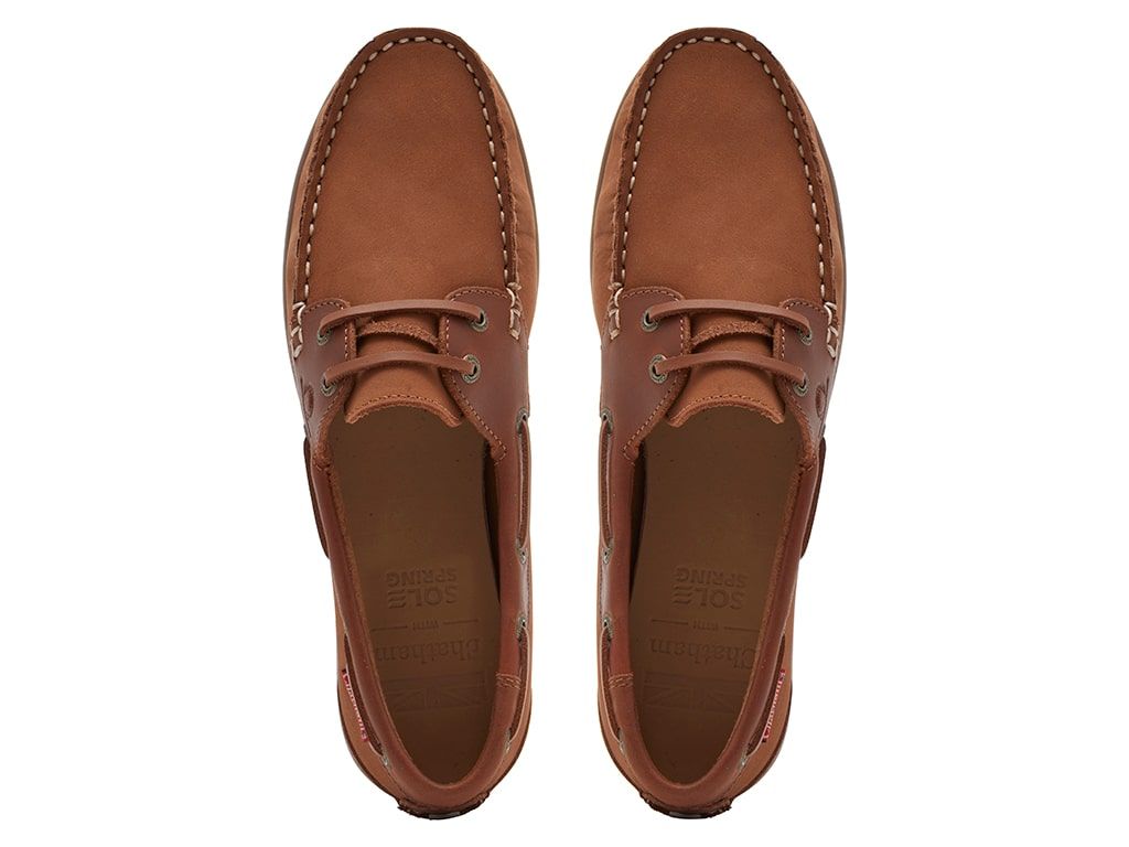 Chatham Penang Deck Shoe Tan/Tan & Dark Tan