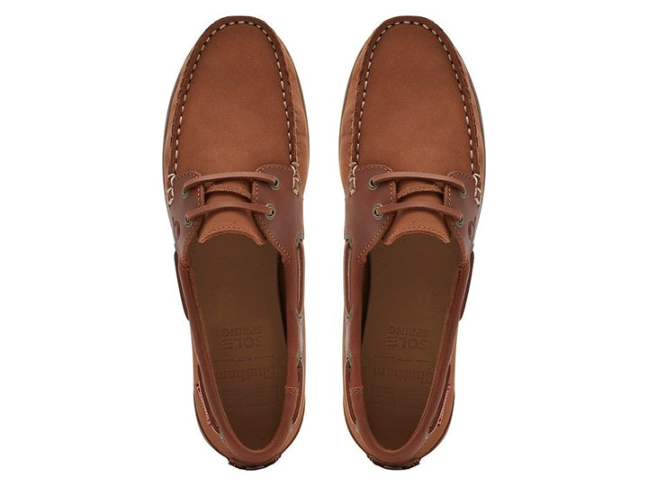 Chatham Penang Deck Shoe Tan/Tan & Dark Tan