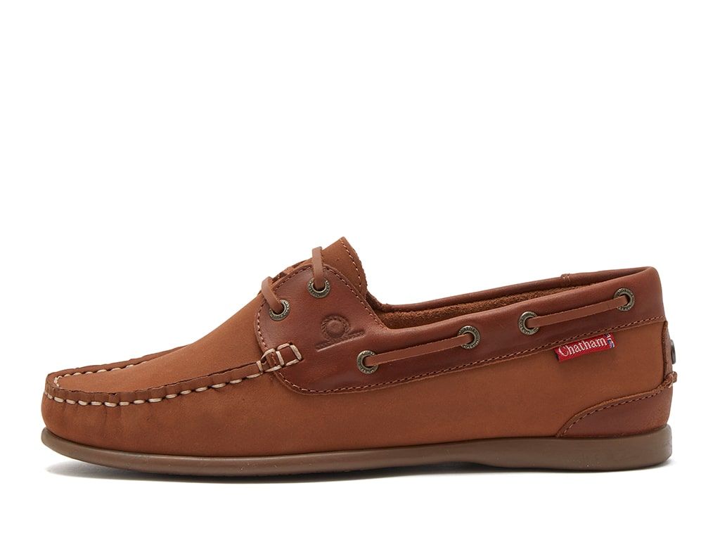 Chatham Penang Deck Shoe Tan/Tan & Dark Tan