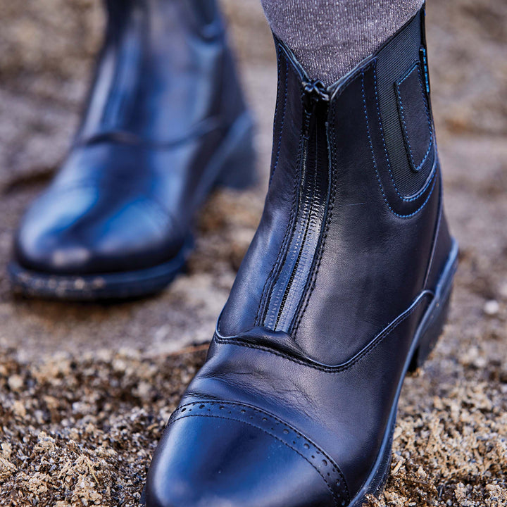 Dublin Evolution Zip Waterproof Paddock Boot Black