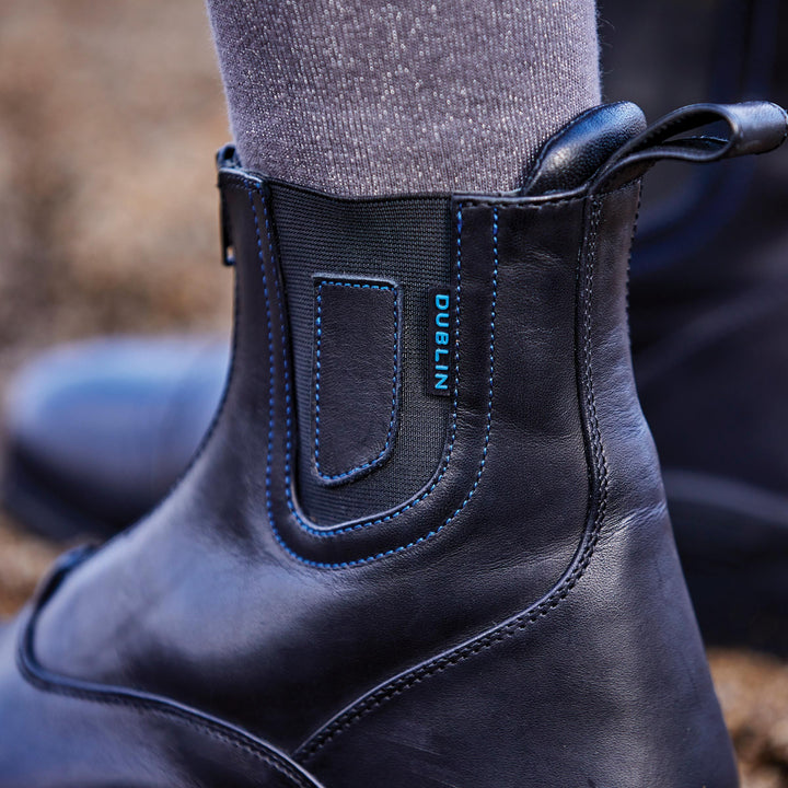 Dublin Evolution Zip Waterproof Paddock Boot Black