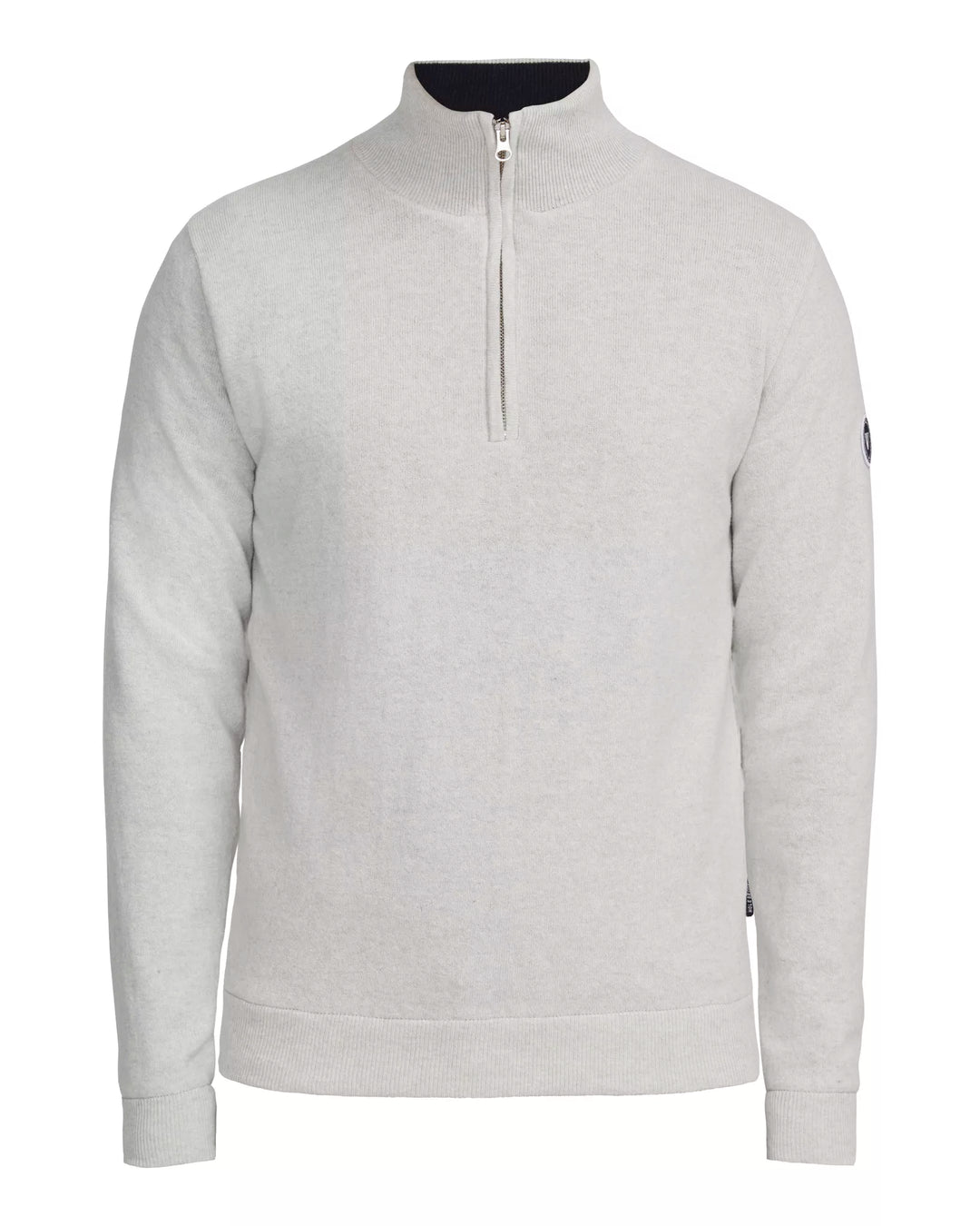 Holebrook Men's Stellan T-Neck Windproof Sweater Light Grey