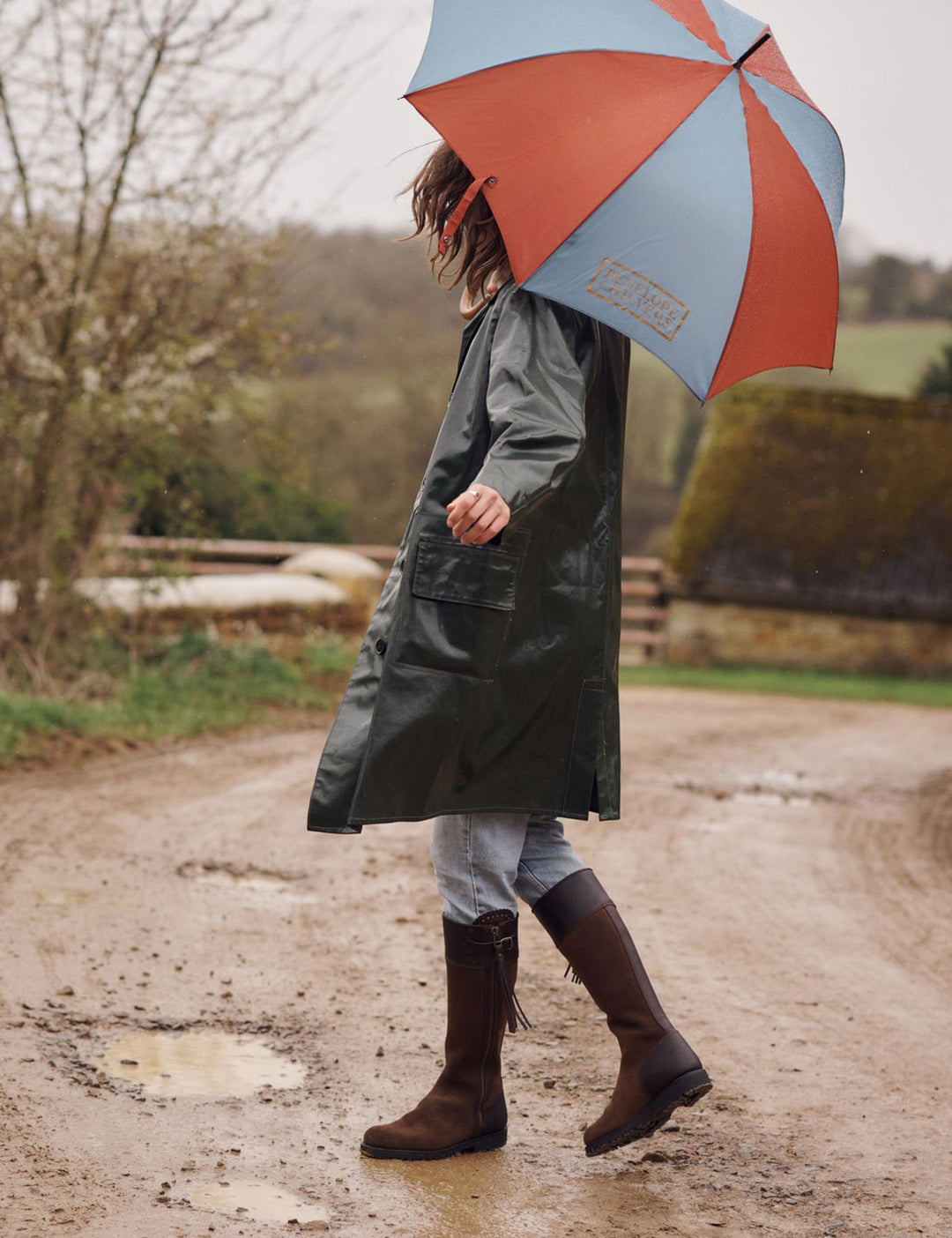 Penelope Chilvers Inclement Long Tassel Boot Dark Oak