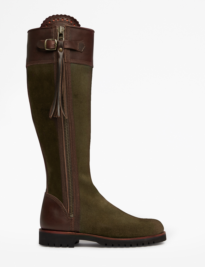 Penelope Chilvers Inclement Long Tassel Boot Seaweed/Conker