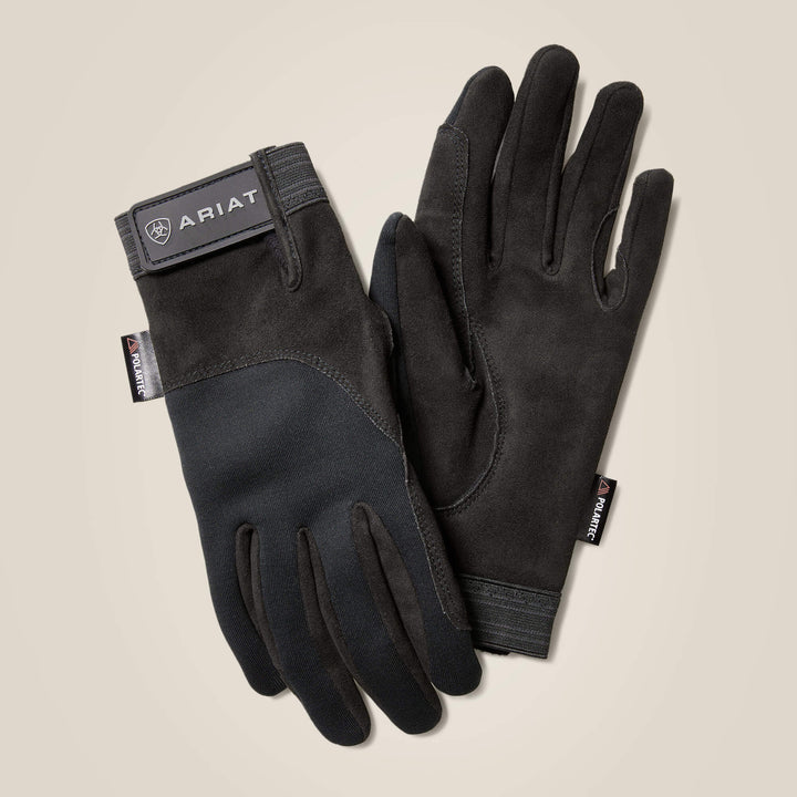 Ariat Insulated Tek Grip Riding Gloves Black