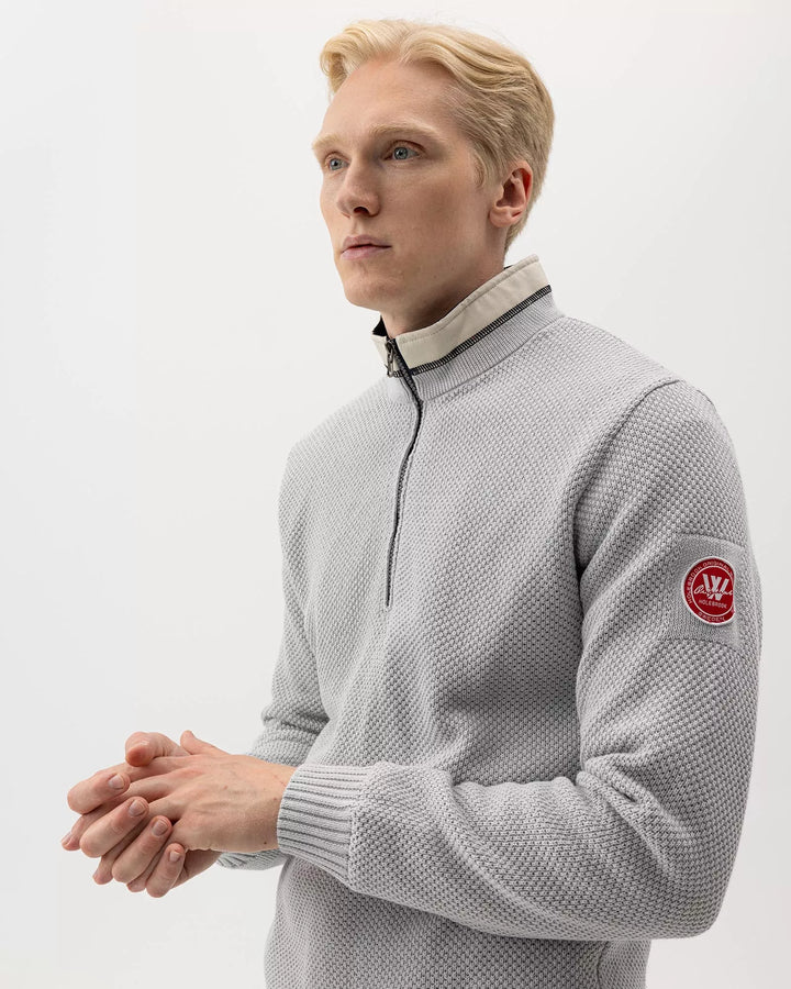 Holebrook Men's Classic WP Windproof Sweater Marble Grey