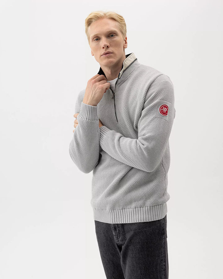 Holebrook Men's Classic WP Windproof Sweater Marble Grey