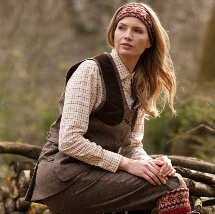 House Of Cheviot Lady Fairisle Country Headband