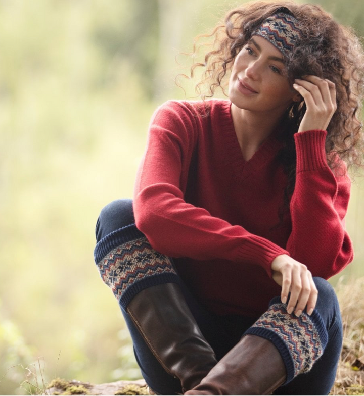 House Of Cheviot Lady Fairisle Country Headband