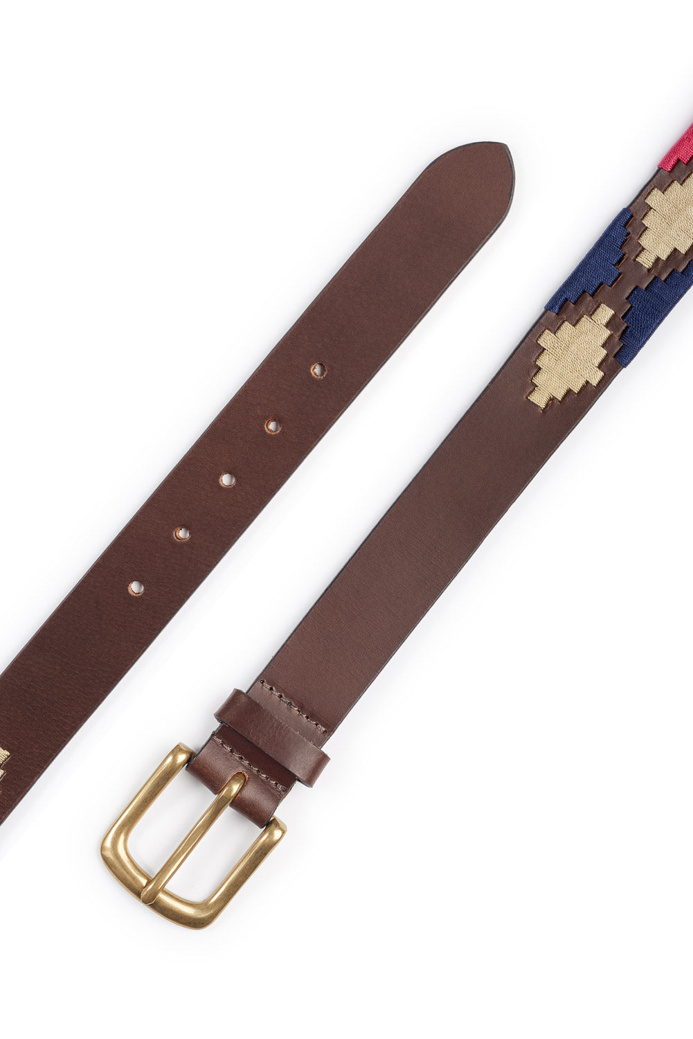 Ibex Polo Belt - Pink/White