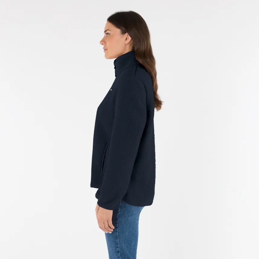 Musto Women's Cove Deep Pile 1/4 Zip Fleece
