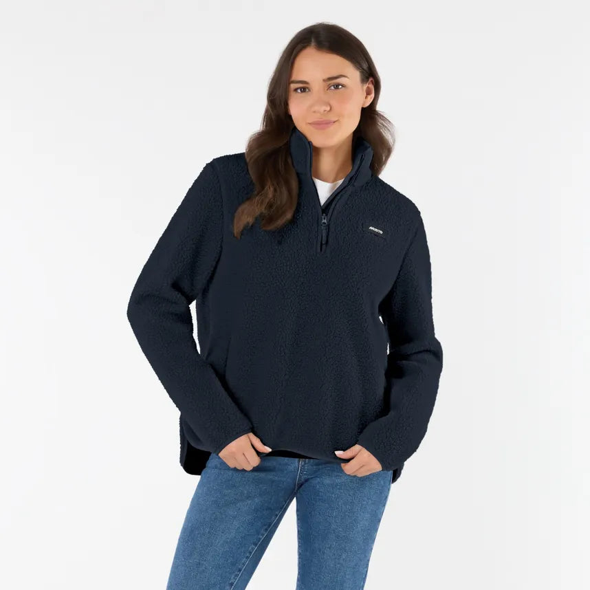 Musto Women's Cove Deep Pile 1/4 Zip Fleece