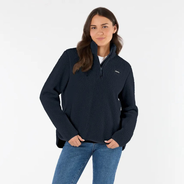 Musto Women's Cove Deep Pile 1/4 Zip Fleece