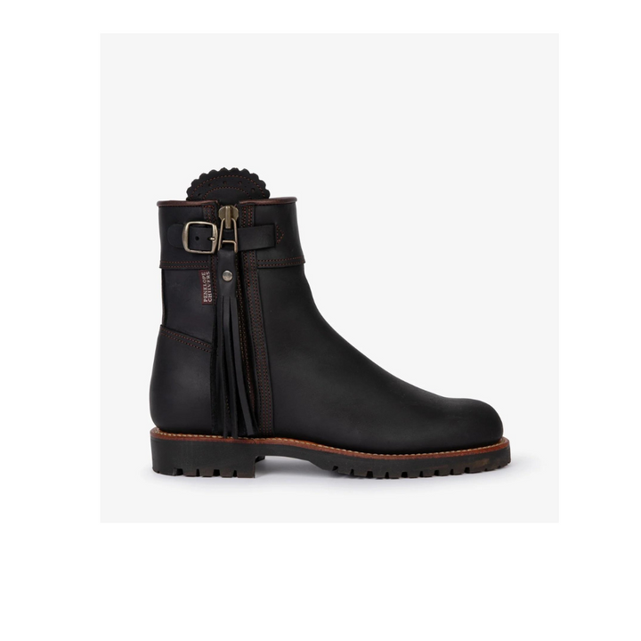 Penelope Chilvers Inclement Cropped Tassel Boot Black