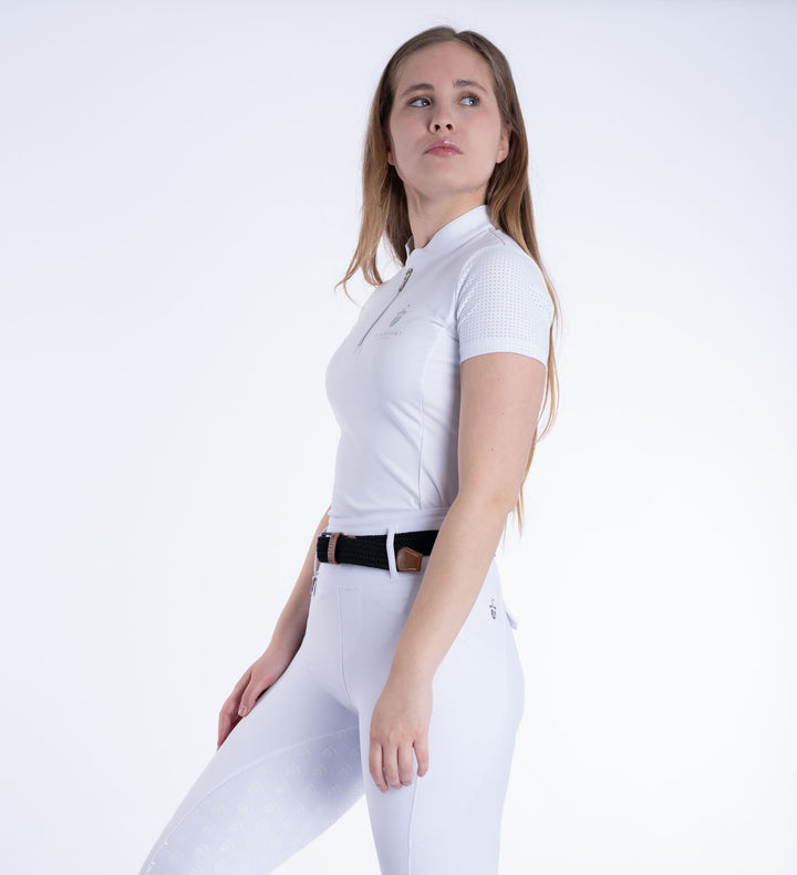 Blackfort White & Silver Show Shirt