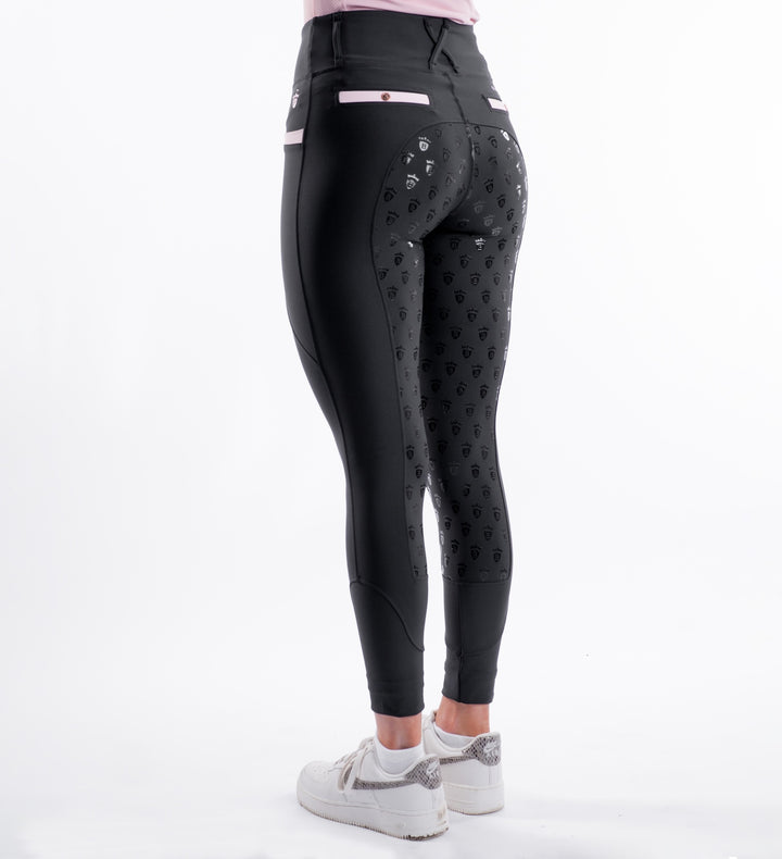 Blackfort Black/Blush Pink Training Tights 3.0