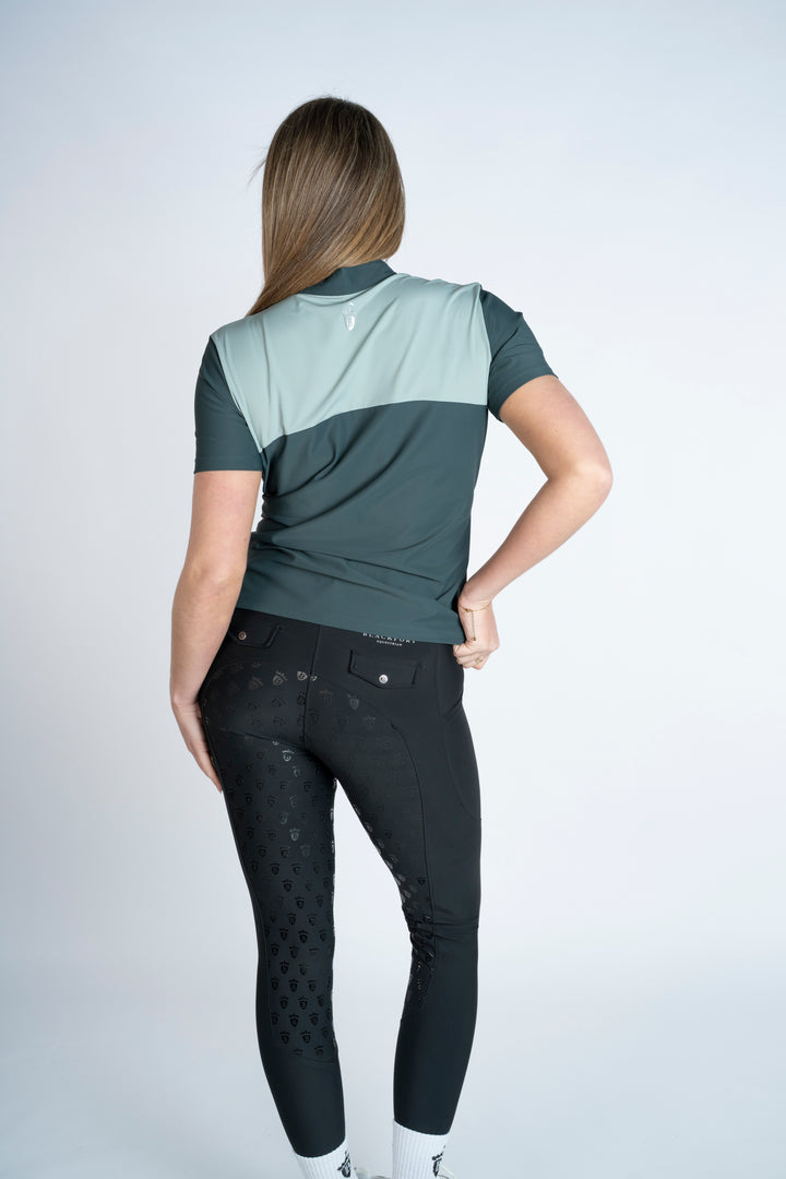 Blackfort Astrid Green Tech Polo Shirt