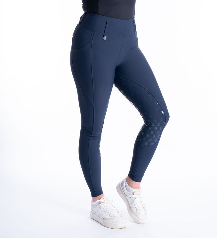 Blackfort Navy & Silver Riding Breggings