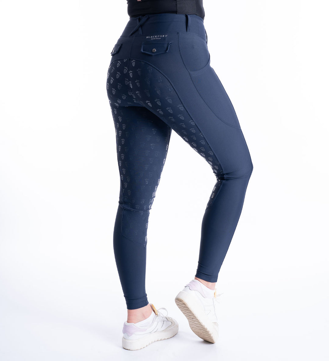 Blackfort Navy & Silver Riding Breggings